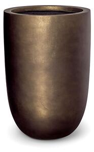 Květináč Royal, Ø 36/46 cm, výška 55/67 cm, antický bronz/champagne Barva květináče: Bronz, Rozměry: Průměr 46 cm, Výška 67 cm