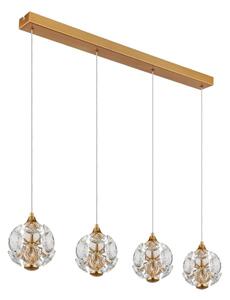 Globo 16047-4H - LED Lustr na lanku VIRINA LED/32W/230V 3000K zlatá