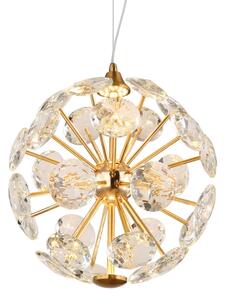 Globo 16047H - LED Lustr na lanku VIRINA LED/12W/230V 3000K zlatá
