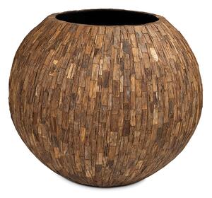 Woody květináč Globe, Ø 50/70 cm, výška 40/56 cm Rozměry: Průměr 70 cm, Výška 56 cm