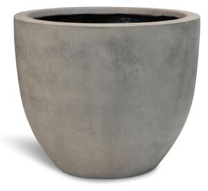 Roccastone Classic podlahový květináč, Ø 45/55 cm, výška 38/46 cm, přírodní beton/antracit Barva květináče: Přírodní beton, Rozměry: Průměr 55 cm,…