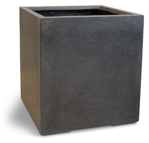 Roccastone přepážkový květináč, krychle, antracit/přírodní beton Barva květináče: Antracit, Rozměry: Délka, Šířka, Výška 50x50x54 cm