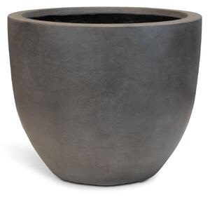 Roccastone Classic podlahový květináč, Ø 45/55 cm, výška 38/46 cm, přírodní beton/antracit Barva květináče: Antracit, Rozměry: Průměr 55 cm, Výška 46…