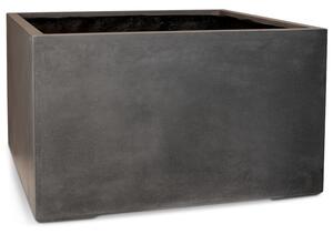 Roccastone přepážkový květináč, krychle, antracit/přírodní beton Barva květináče: Antracit, Rozměry: Délka, Šířka, Výška 100x100x60 cm