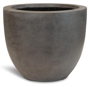Roccastone Classic podlahový květináč, Ø 45/55 cm, výška 38/46 cm, přírodní beton/antracit Barva květináče: Antracit, Rozměry: Průměr 45 cm, Výška 38…