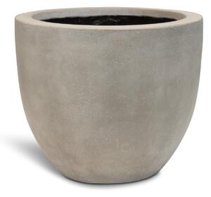 Roccastone Classic podlahový květináč, Ø 45/55 cm, výška 38/46 cm, přírodní beton/antracit Barva květináče: Přírodní beton, Rozměry: Průměr 45 cm,…