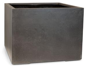 Roccastone přepážkový květináč, krychle, antracit/přírodní beton Barva květináče: Antracit, Rozměry: Délka, Šířka, Výška 80x80x60 cm