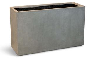 Roccastone přepážkový květináč, Kvádr, dxšxv 100/100 x 35/35 x 60/80 cm, antracit/přírodní beton Barva květináče: Přírodní beton, Rozměry: Délka,…
