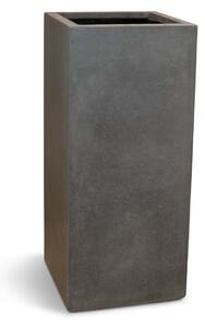 Roccastone květináč, Sloup, dxšxv 35/35 x 35/35 x 80/100 cm, antracit/přírodní beton Barva květináče: Antracit, Rozměry: Délka, Šířka, Výška 35x35x80…