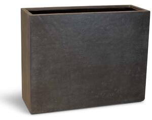 Roccastone přepážkový květináč, Kvádr, dxšxv 100/100 x 35/35 x 60/80 cm, antracit/přírodní beton Barva květináče: Antracit, Rozměry: Délka, Šířka,…