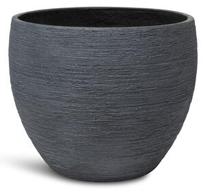 Pottery květináč, Ø 55/44/37 cm, výška 43,5/36/30 cm, šedý, antracitový Barva květináče: Antracitová, Rozměry: Průměr 44 cm, Výška 36 cm