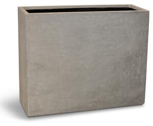 Roccastone přepážkový květináč, Kvádr, dxšxv 100/100 x 35/35 x 60/80 cm, antracit/přírodní beton Barva květináče: Přírodní beton, Rozměry: Délka,…