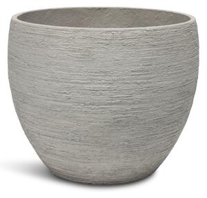 Pottery květináč, Ø 55/44/37 cm, výška 43,5/36/30 cm, šedý, antracitový Barva květináče: Šedá, Rozměry: Průměr 55 cm, Výška 43,5 cm