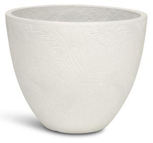 Flora květináč, Ø 55/44/37 cm, výška 43,5/36/30 cm, bílý, šedý, antracitový Barva květináče: Bílá, Rozměry: Průměr 37 cm, Výška 30 cm