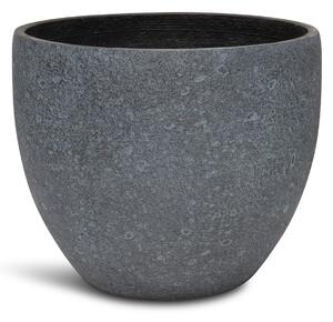 Gritto květináč, Ø 37/44/55 cm, výška 30/36/43,5 cm, šedý, antracitový Barva květináče: Antracitová, Rozměry: Průměr 44 cm, Výška 36 cm