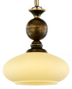 Brilagi - Lustr na řetězu MOLLERO 1xE27/15W/230V pr. 24 cm bronz/patina