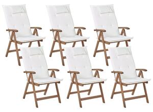 Set 6 ks zahradních židlí Amati (tmavé dřevo). 1077471