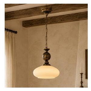 Brilagi - Lustr na řetězu MOLLERO 1xE27/15W/230V pr. 24 cm bronz/patina