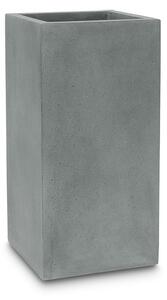 Polystone Square květináč Anthracite Barva květináče: Šedá, Rozměry: Délka, Šířka, Výška 35x35x70 cm