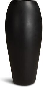 Květináč Polystone Essence, Ø 39/52 cm, výška 90/120 cm, krémový, šedý, antracitový Barva květináče: Antracitová, Rozměry: Průměr 52 cm, Výška 120 cm