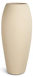 Květináč Polystone Essence, Ø 39/52 cm, výška 90/120 cm, krémový, šedý, antracitový Barva květináče: Krémová, Rozměry: Průměr 39 cm, Výška 90 cm