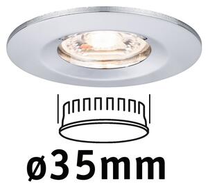 P 94302 LED vestavné svítidlo Nova mini nevýklopné IP44 1x4W 2.700K chrom 230V - PAULMANN