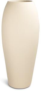 Květináč Polystone Essence, Ø 39/52 cm, výška 90/120 cm, krémový, šedý, antracitový Barva květináče: Krémová, Rozměry: Průměr 52 cm, Výška 120 cm