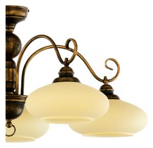 Brilagi - Přisazený lustr MOLLERO 5xE27/15W/230V pr. 84 cm bronz/patina