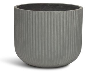 Linea květináč, Ø 37/44/55 cm, výška 30/36/43,5 cm, šedý, antracitový, krémový Barva květináče: Šedá, Rozměry: Průměr 37 cm, Výška 30 cm
