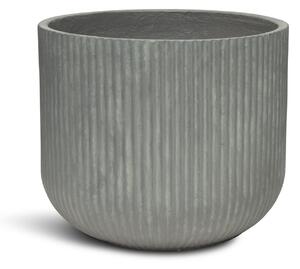 Linea květináč, Ø 37/44/55 cm, výška 30/36/43,5 cm, šedý, antracitový, krémový Barva květináče: Šedá, Rozměry: Průměr 44 cm, Výška 36 cm