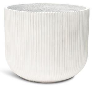 Linea květináč, Ø 37/44/55 cm, výška 30/36/43,5 cm, šedý, antracitový, krémový Barva květináče: Krémová, Rozměry: Průměr 55 cm, Výška 43,5 cm