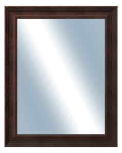 DANTIK - Zarámované zrcadlo - rozměr s rámem cca 40x50 cm z lišty KOSTELNÍ malá hnědá (3165)