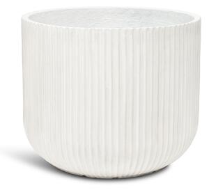 Linea květináč, Ø 37/44/55 cm, výška 30/36/43,5 cm, šedý, antracitový, krémový Barva květináče: Krémová, Rozměry: Průměr 44 cm, Výška 36 cm