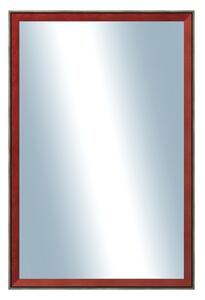 DANTIK - Zarámované zrcadlo - rozměr s rámem cca 40x60 cm z lišty Inclinata colori červená (3136)