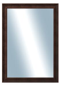 DANTIK - Zarámované zrcadlo - rozměr s rámem cca 50x70 cm z lišty KOSTELNÍ malá hnědá (3165)