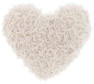 Dekorační polštářek ROMEO HEART 45x45 cm, krémový