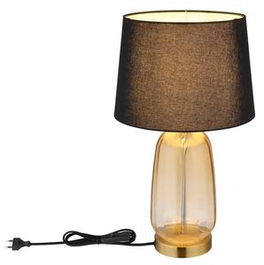 Globo 24142S - Stolní lampa CLASSY 1xE27/40W/230V černá/hnědá