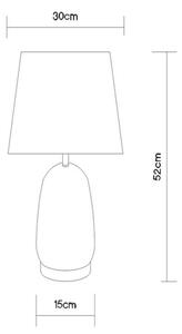 Globo 24142S - Stolní lampa CLASSY 1xE27/40W/230V černá/hnědá