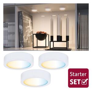 P 99975 Nábytkové svítidlo Clever Connect startovací sada Disc bílá mat 12V 3x2,1W měnitelná bílá 2.700-6.500K - PAULMANN