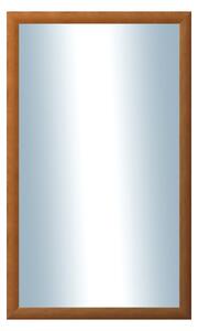 DANTIK - Zarámované zrcadlo - rozměr s rámem cca 60x100 cm z lišty LEDVINKA světle hnědá (1440)
