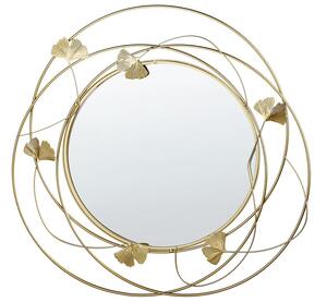 Nástěnné zrcadlo Akello (zlatá). 1077535