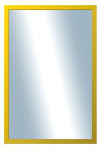 DANTIK - Zarámované zrcadlo - rozměr s rámem cca 40x60 cm z lišty PASTELKA žlutá rovná (2561)
