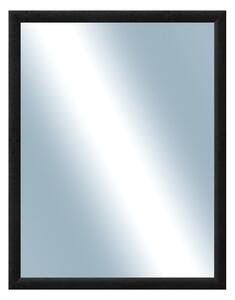 DANTIK - Zarámované zrcadlo - rozměr s rámem cca 70x90 cm z lišty LEDVINKA černá (1446)