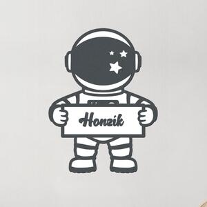 Dřevo života | Dřevěná dekorace Astronaut Zvolte barvu dekoru: Ořech | Rozměry (cm): 30x 40