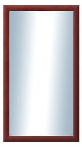 DANTIK - Zarámované zrcadlo - rozměr s rámem cca 50x90 cm z lišty LEDVINKA vínová (1445)