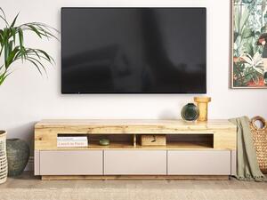 TV stolek/skříňka Amini (světlé dřevo). 1077559