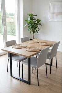 Sada prostírání ILANA, 4-set, průměr 30 cm, vodní hyacint, natur