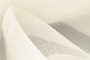Dekorační oblouková krátká záclona s řasící páskou MALWINA smetanová 290x160 cm MyBestHome