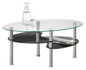 Skleněný konferenční stolek Saba -Bp-