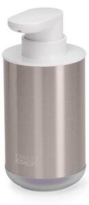 Dávkovač mýdla z nerezové oceli ve stříbrné barvě 300 ml Duo Steel – Joseph Joseph